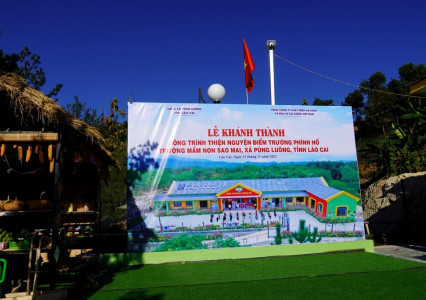 VIDIFI khánh thành điểm Trường Phình Hồ tại Lào Cai – Vun đắp ước mơ trẻ em vùng cao