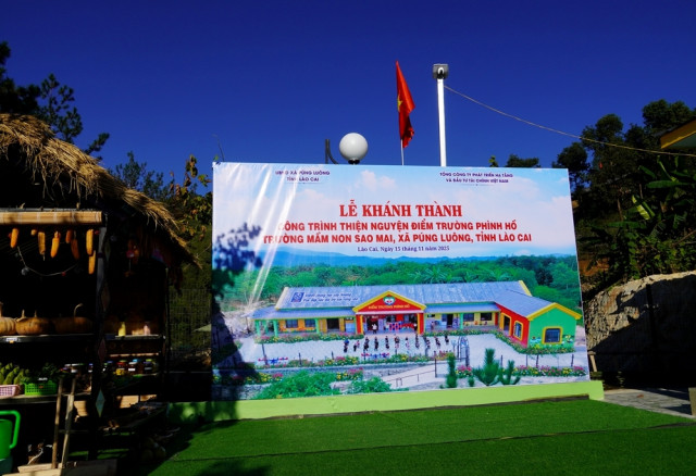 VIDIFI khánh thành điểm Trường Phình Hồ tại Lào Cai – Vun đắp ước mơ trẻ em vùng cao