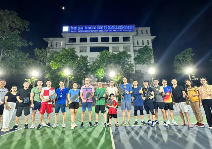 Công ty TNHH MTV Quản lý và Khai thác đường ô tô cao tốc Hà Nội - Hải Phòng tổ chức giải thi đấu Pickleball nội bộ lần 1 năm 2025
