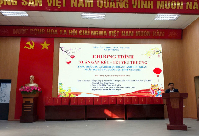 VIDIFI đồng hành cùng xã Bát Tràng chăm lo Tết Bính Ngọ 2026 cho các gia đình hoàn cảnh khó khăn