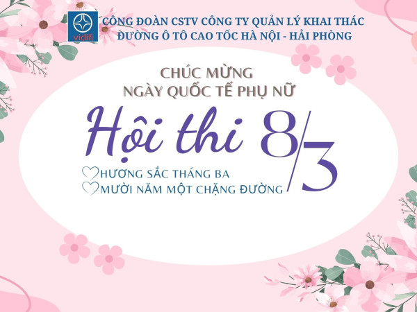 Công đoàn CSTV Công ty QLKT tổ chức Hội thi cắm hoa: “HƯƠNG SẮC THÁNG BA – 10 NĂM MỘT CHẶNG ĐƯỜNG” nhân dịp kỷ niệm Quốc tế Phụ nữ 08/3/2026