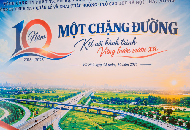 Hội nghị kỷ niệm 10 năm thành lập Công ty TNHH MTV Quản lý và Khai thác đường ô tô cao tốc Hà Nội - Hải Phòng