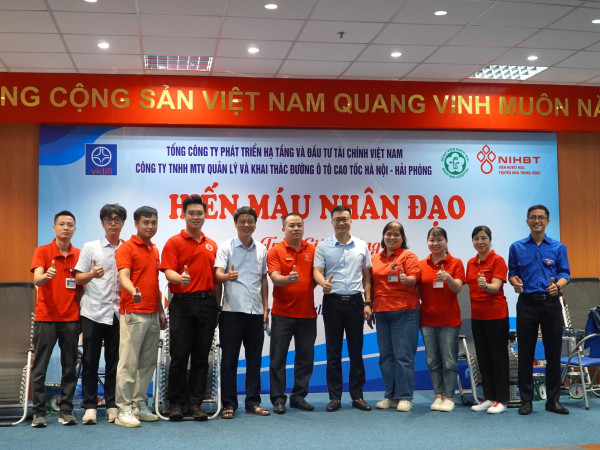 Công ty TNHH MTV Quản lý và Khai thác đường ô tô cao tốc Hà Nội – Hải Phòng phát động chương trình Hiến máu tình nguyện năm 2025