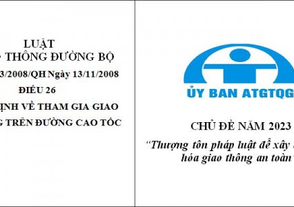Quy định về tham gia giao thông trên đường ô tô cao tốc