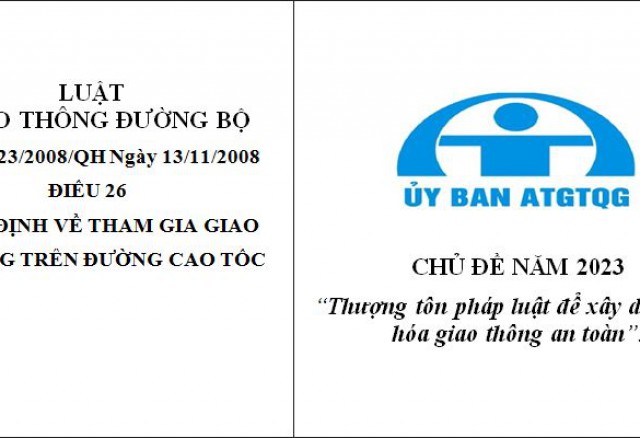 Quy định về tham gia giao thông trên đường ô tô cao tốc